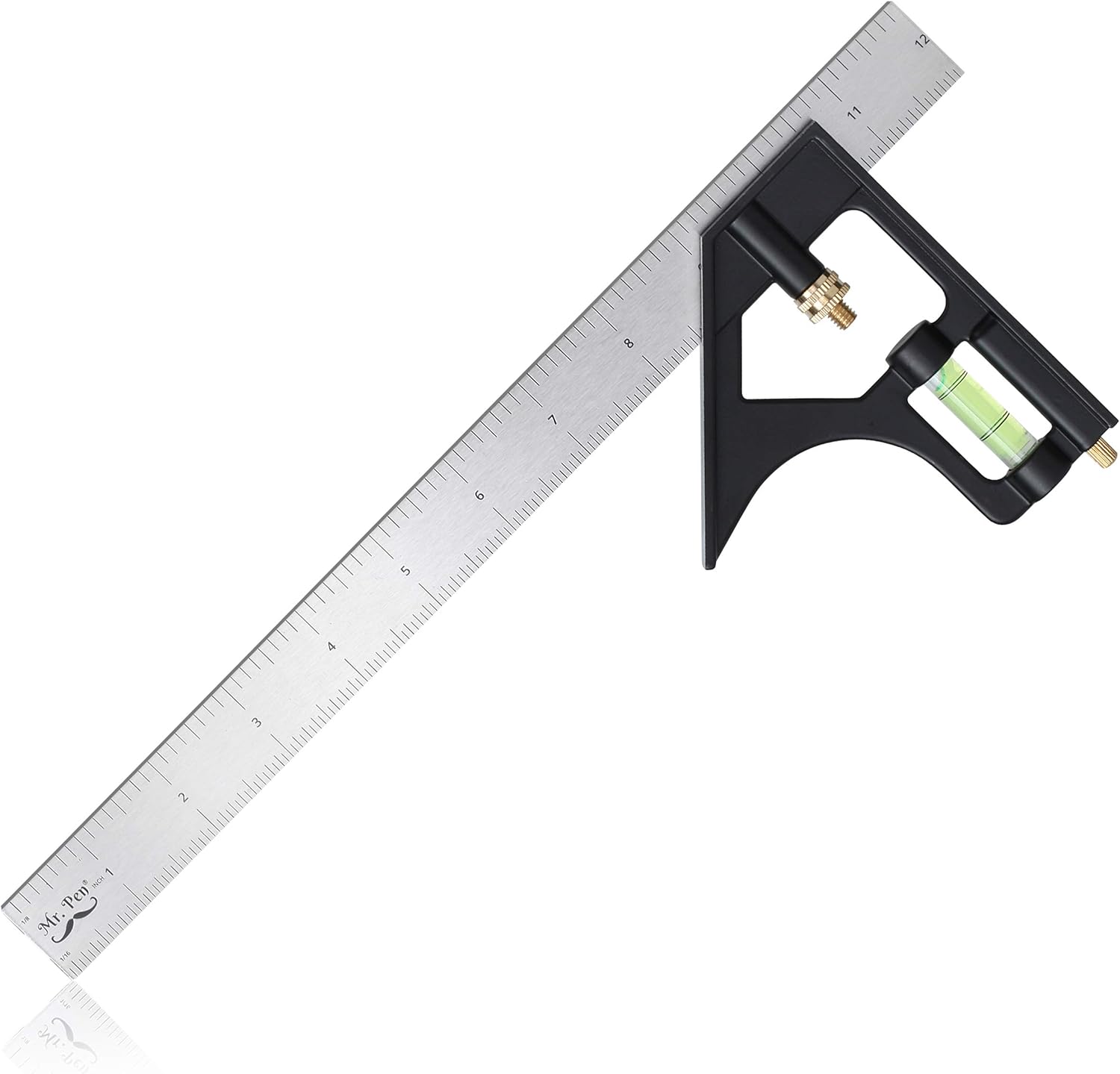 Mr. Pen- Combination Square, 12" Combo Square, Carpentry Tools, Carpenter Square, Woodworking Tools,Framing Square, T Square, T Ruler, Combination Square Set, Square Tool, Metal Square