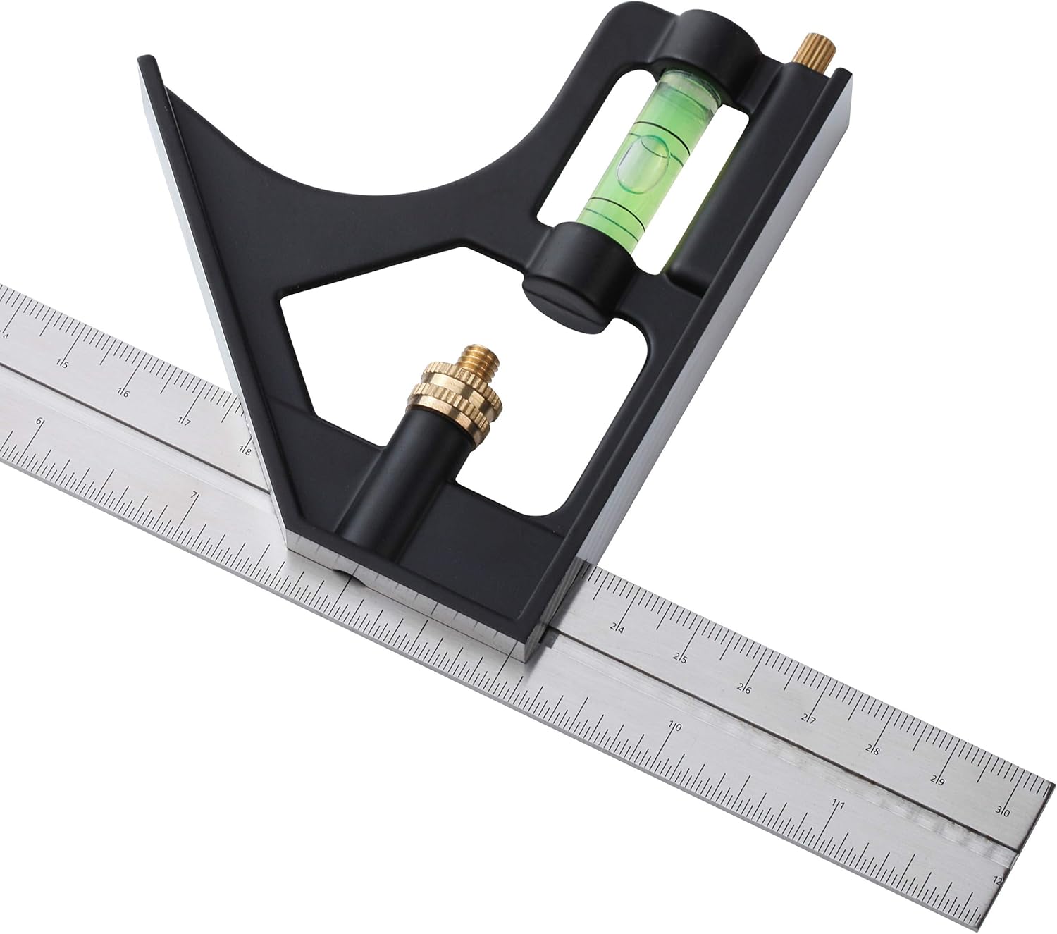 Mr. Pen- Combination Square, 12" Combo Square, Carpentry Tools, Carpenter Square, Woodworking Tools,Framing Square, T Square, T Ruler, Combination Square Set, Square Tool, Metal Square - Image 2