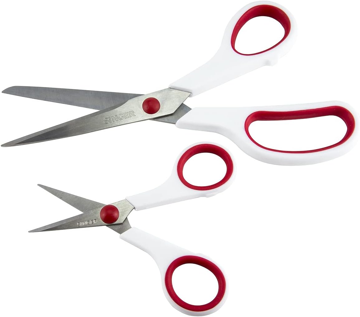 Singer 3404 Scissors, Red & White (1-Pack) - Image 3