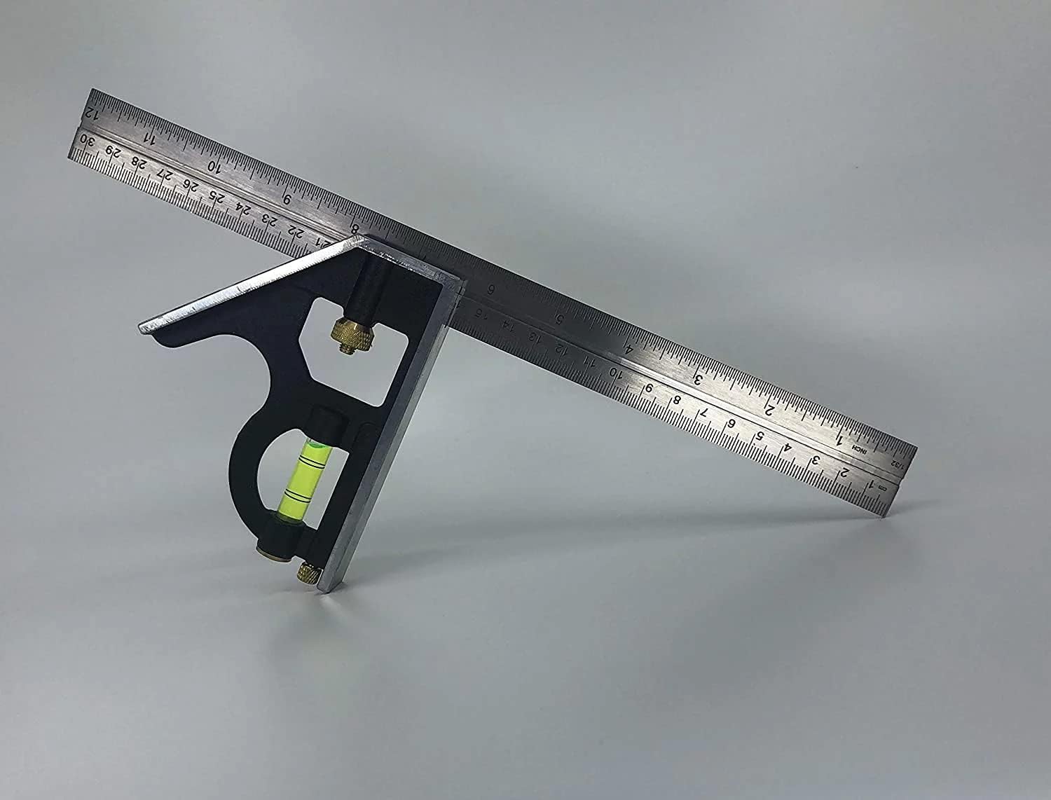 Swanson Tool Co TC132 12-Inch Combo Square with Cast Zinc Body, Stainless Steel Ruler and Brass Bolt - Image 7