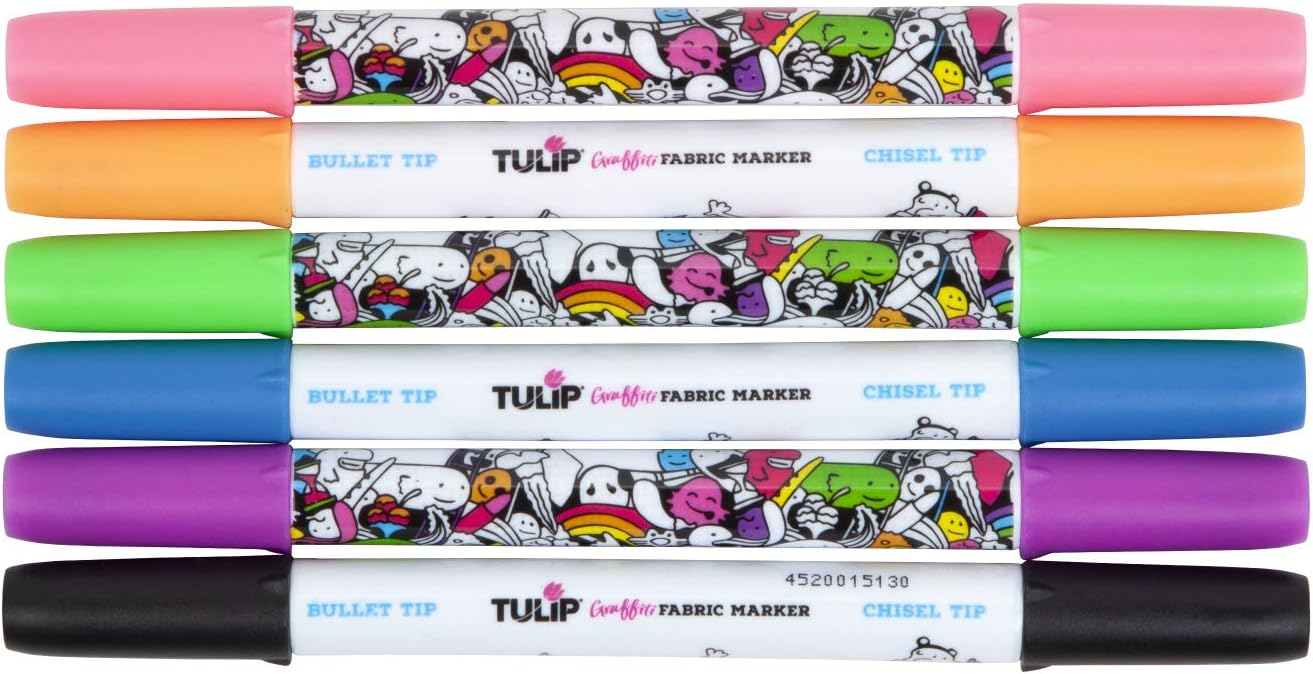 40269 Dual Tip Fabric Markers, Neon - Image 3
