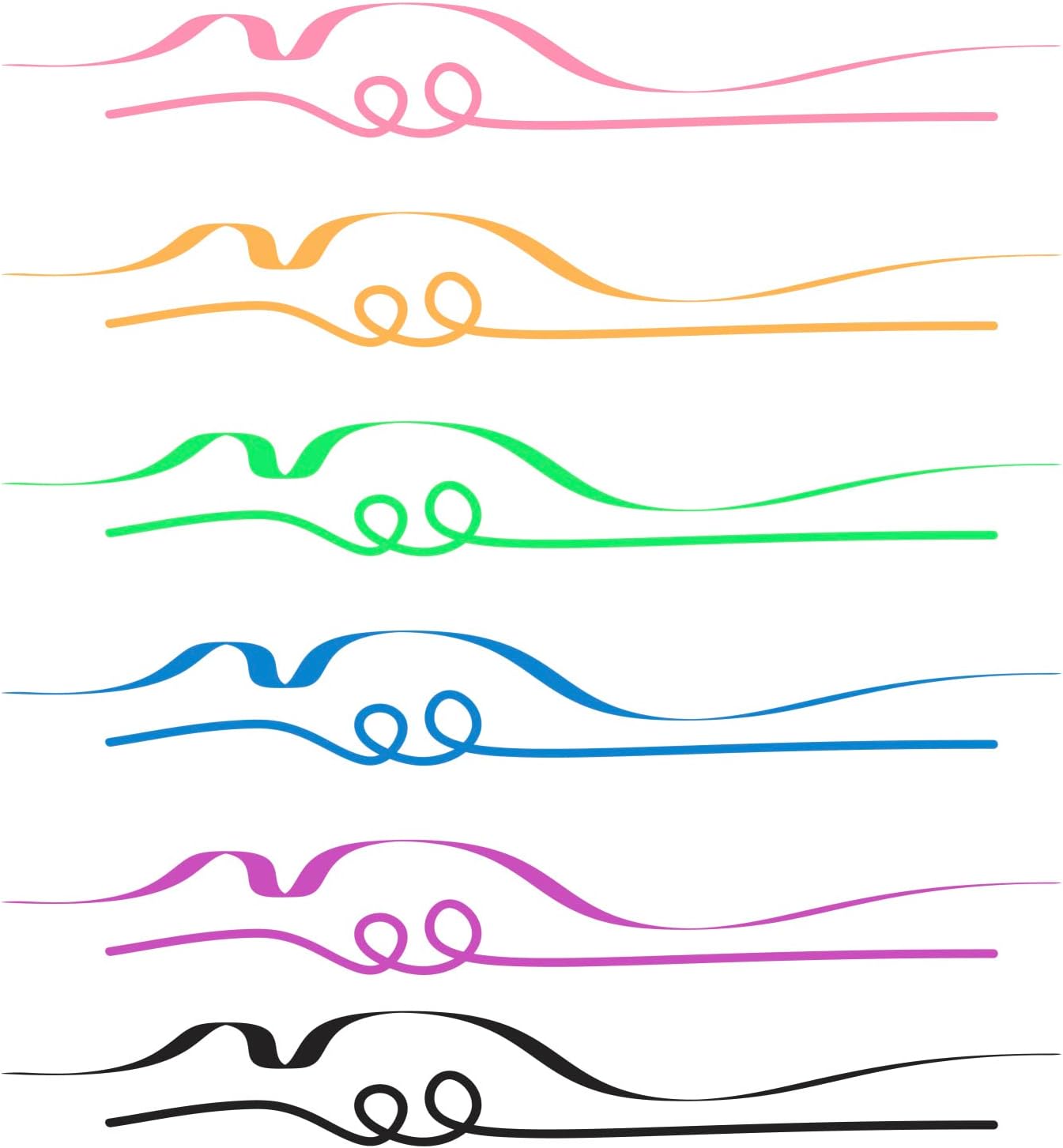 40269 Dual Tip Fabric Markers, Neon - Image 5